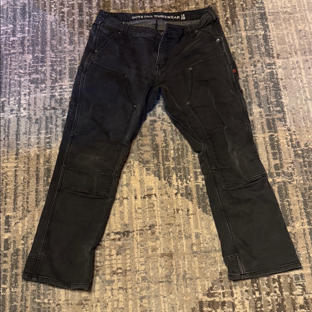Dovetail Workwear Black Thermal Lined Pants
